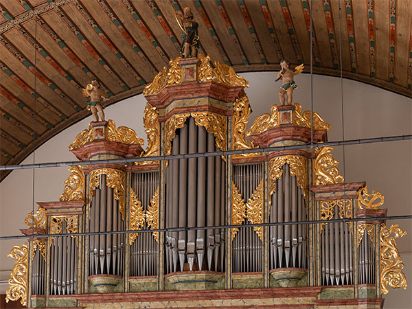 Composing und Retusche Kirchenorgel-alt